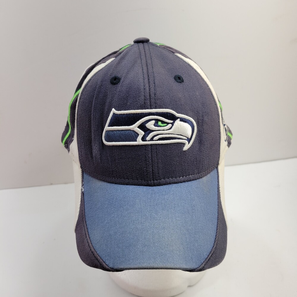 NFL Seattle Seahawks Football Sports Reebok Cap Hat Mens Size L/XL Multicolor